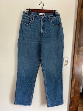 Abercrombie & Fitch High-Rise 90’s Straight Jeans - Curve Love